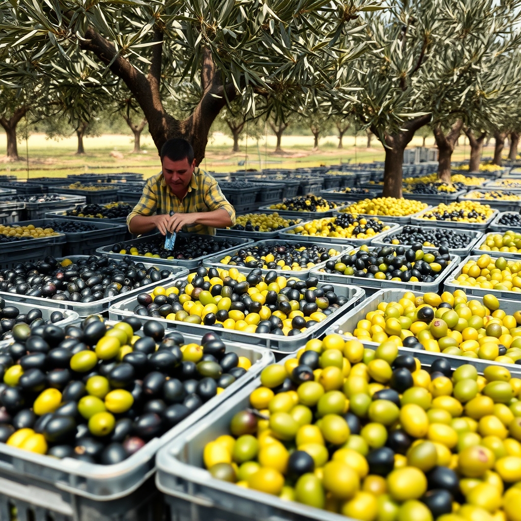 Ayvalık yağlık zeytin — 1 ton, Kasım teslim